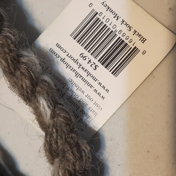 Sock monkey wool knit toque - Picture 2 of 2